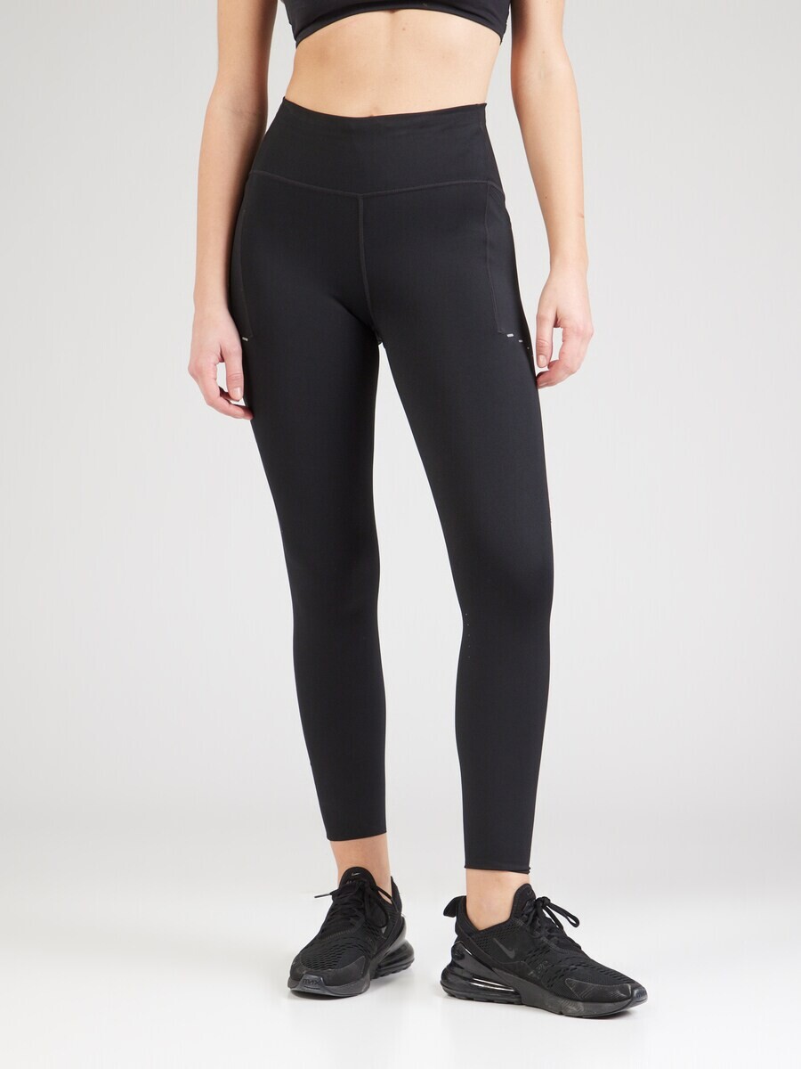 Длинные брюки NIKE Skinny Workout Pants, черный — фото 2