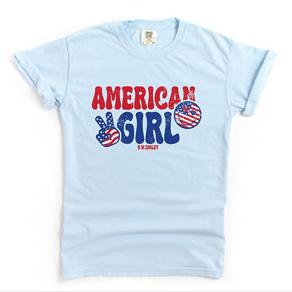 

SWSmiley american girl patriotic - женская футболка с принтом Simply Sage Market, Chambray, Зеленый, SWSmiley american girl patriotic - женская футболка с принтом Simply Sage Market, Chambray