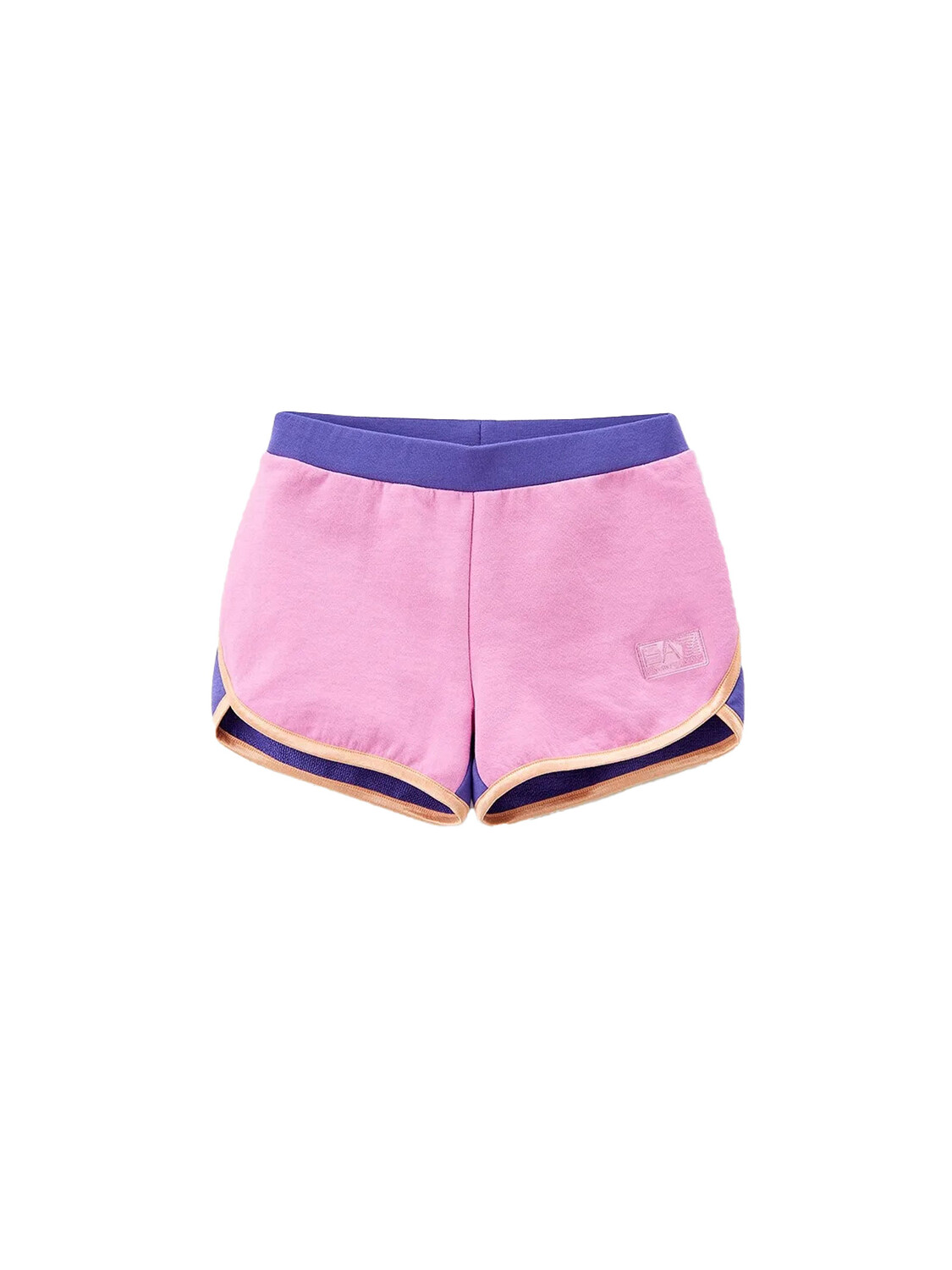 

Шорты pantalocino color block bambine Ea7, розовый