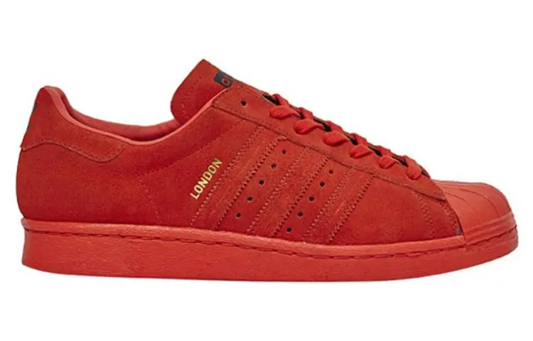 Кроссовки Adidas Originals Superstar Color Pack Red — фото 4