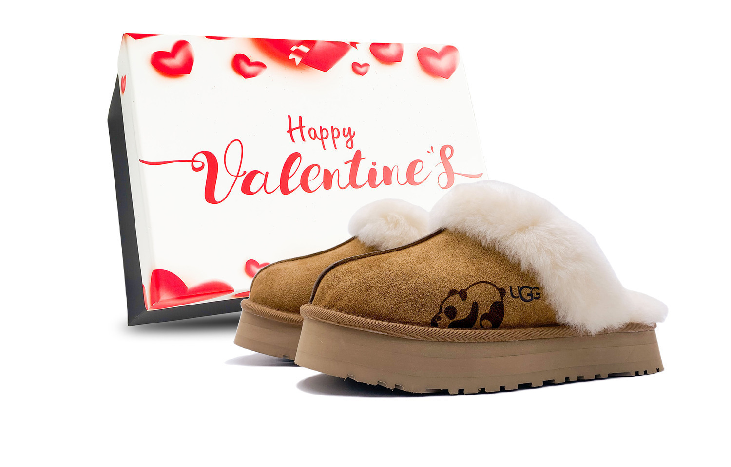 UGG Женские противоскользящие тапочки с закрытым носком каштаново-коричневого цвета, цвет Chestnut Brown (,) — фото 2