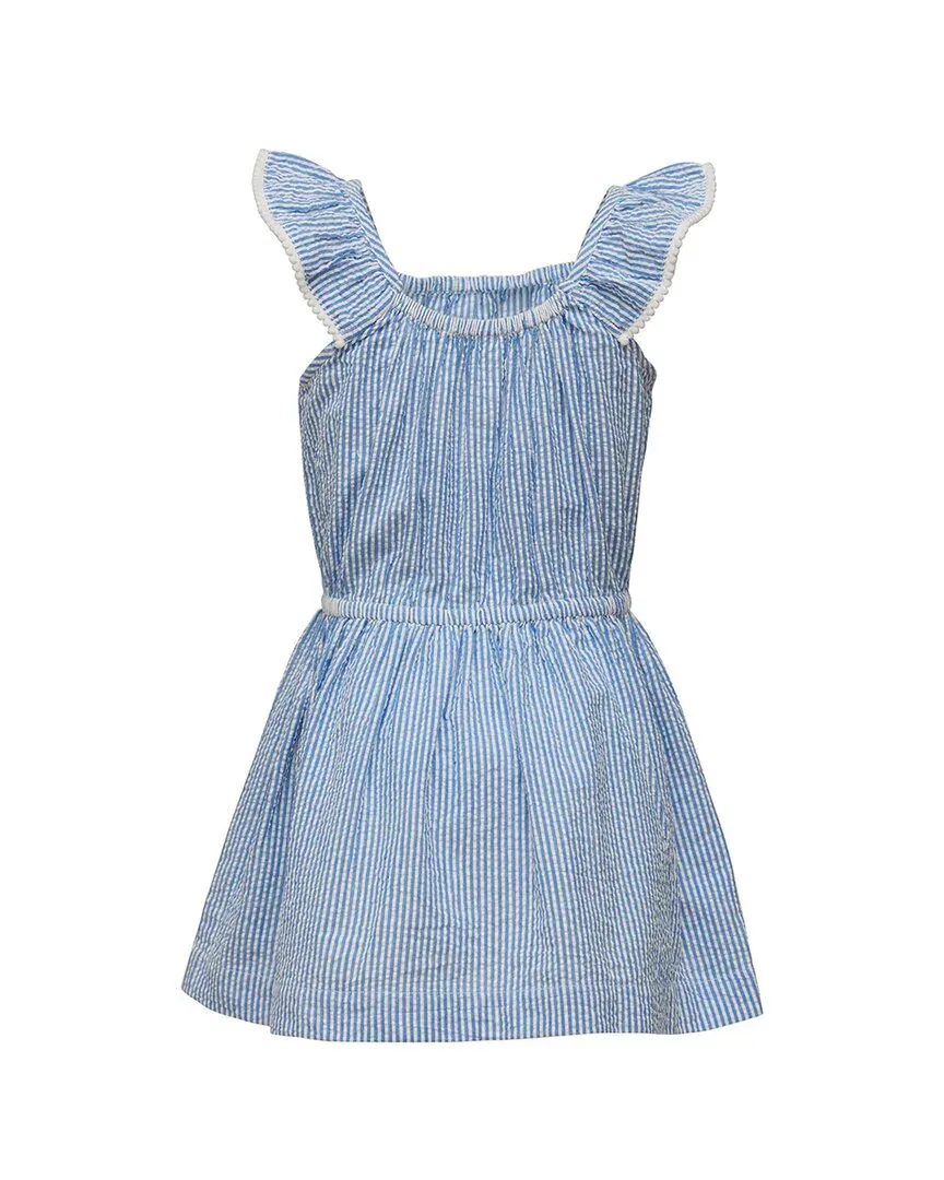 Snapper Rock Frilled Beach Dress, синий — фото 2