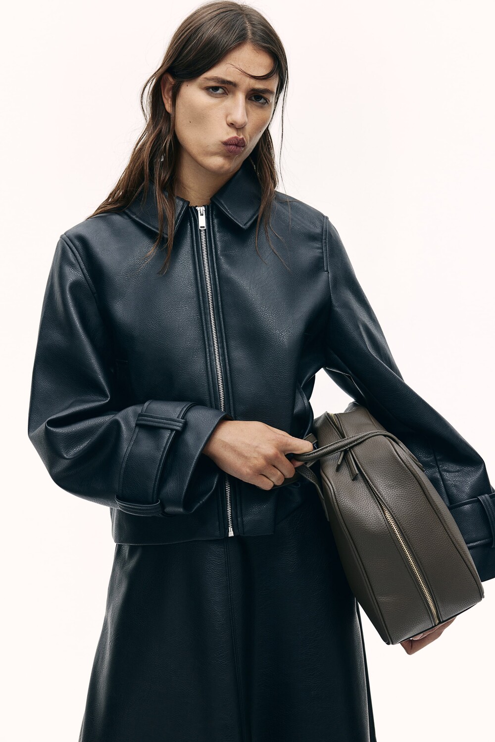 

Куртка с покрытием H&M, черный