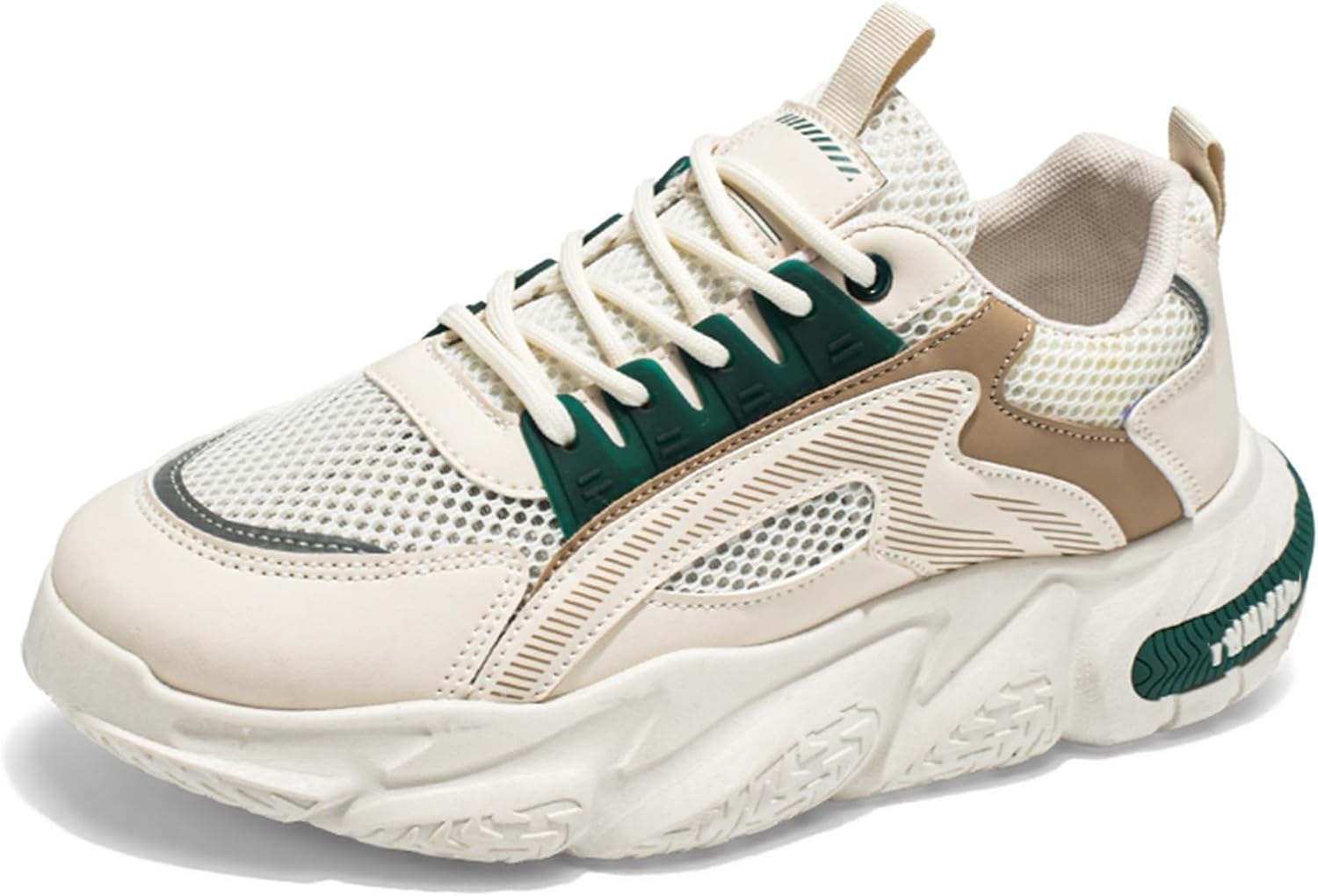 

Мужские кроссовки GSIGUL для бега, тенниса и ходьбы, дышащие сетчатые модные кроссовки для мужчин, зеленый