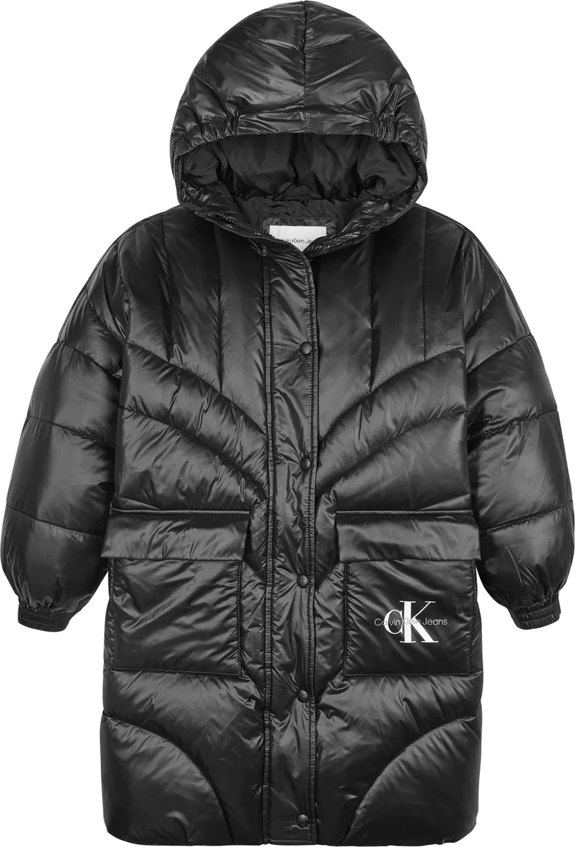 

Зимняя куртка Calvin Klein Jeans "OVERSIZED DUVET PADDED COAT", с капюшоном, цвет Ck Black