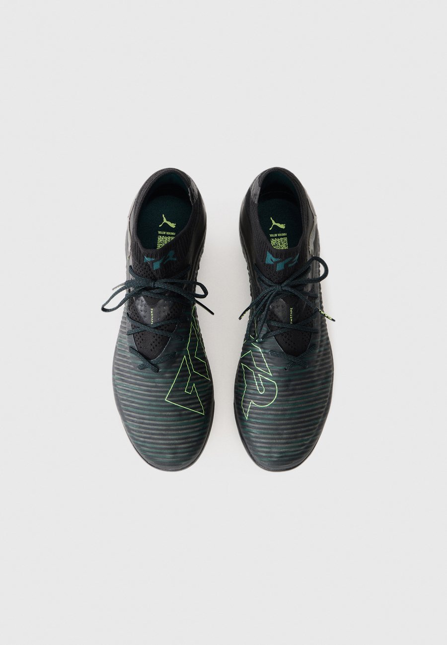 Кроссовки Puma FUTURE 8 ULTIMATE AG, Black/Fizzy Light/Green Terrain/Black — фото 4