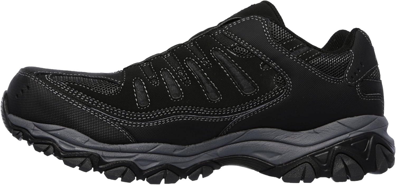 Мужские кроссовки Skechers Cankton Ebbitt со стальным носком, черный — фото 2