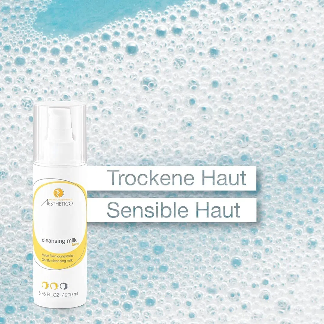 Мягкое очищающее молочко AESTHETICO Cleansing milk для сухой и склонной к экземе кожи, 4 x 200 мл Aesthetico — фото 4