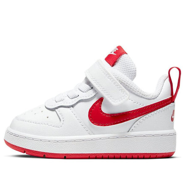 

Кроссовки court borough low 2 красные Nike, белый