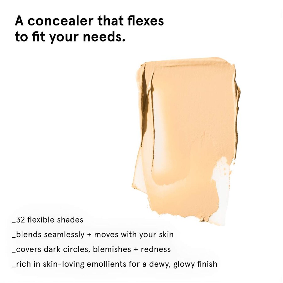 Консилер Stretch Concealer для создания эффекта сияющей кожи с возможностью наслаивания. Glossier, 0.17 oz /4.8g, Light 2 — фото 3