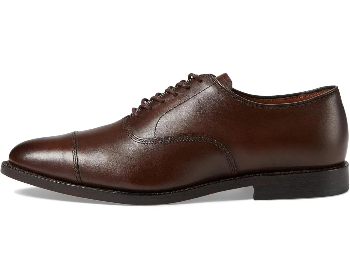 Мужские кожаные туфли-оксфорды Allen Edmonds Park Avenue коричневого цвета, модель HAWK2147 — фото 2