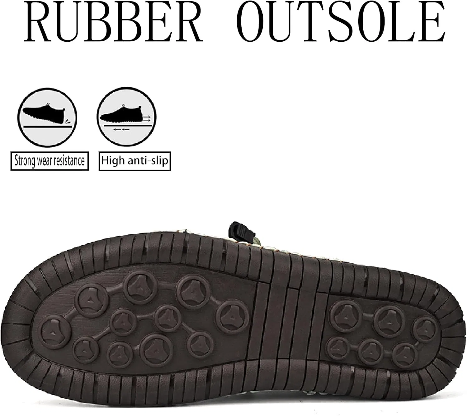Мокасины мужские кожаные, Loafers, коричневый LVOMU — фото 4