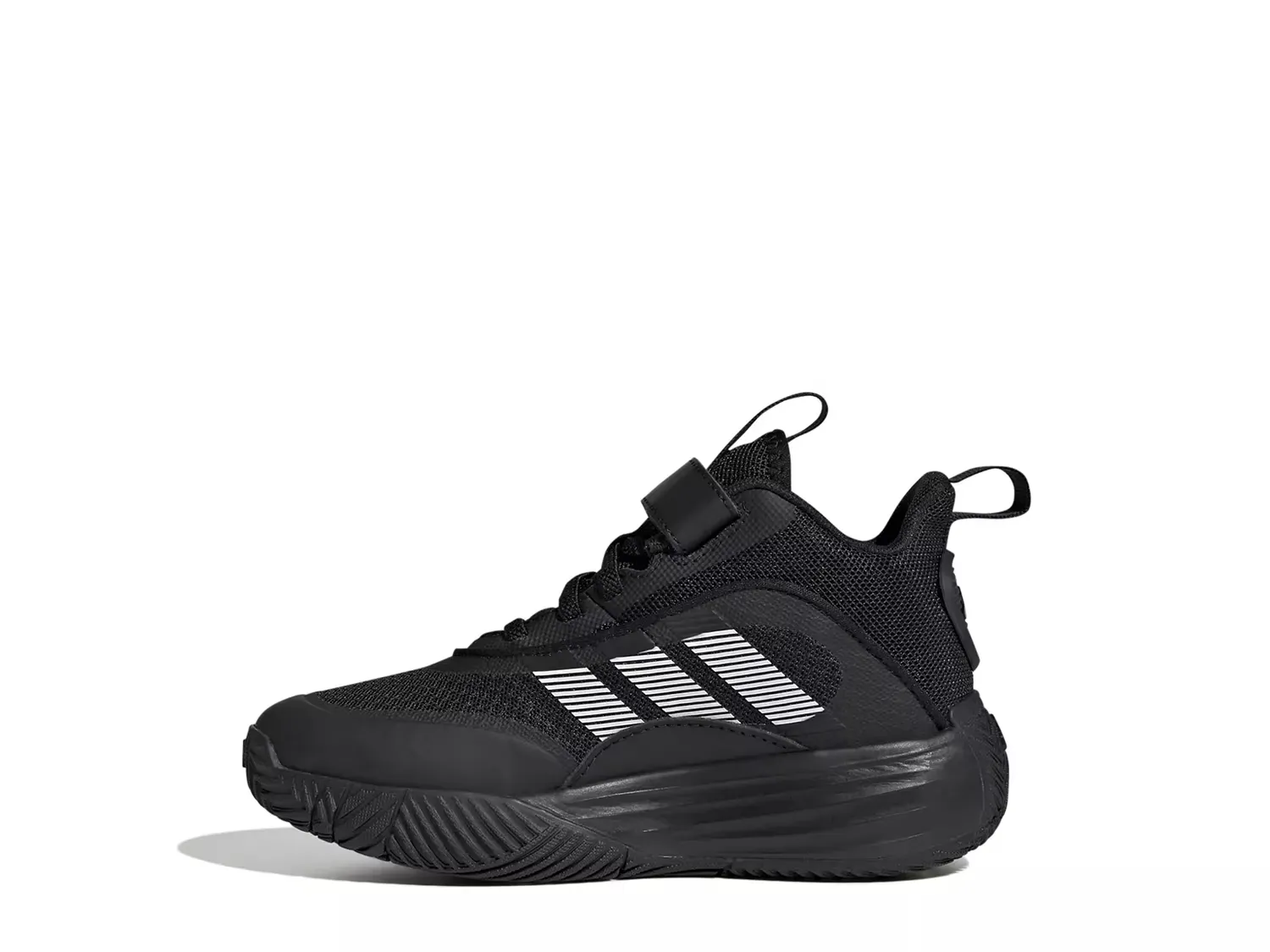 Кроссовки баскетбольные Ownthegame 3.0 - детские Adidas, Black/White — фото 2
