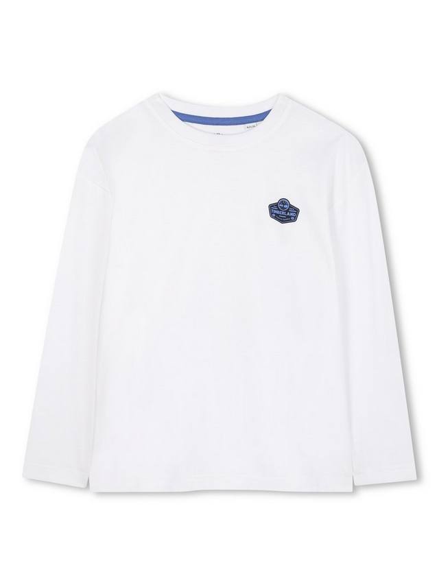 

Детская футболка с длинными рукавами Timberland, White