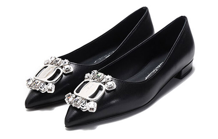 Женская повседневная обувь Женская низкая черная Ferragamo — фото 3