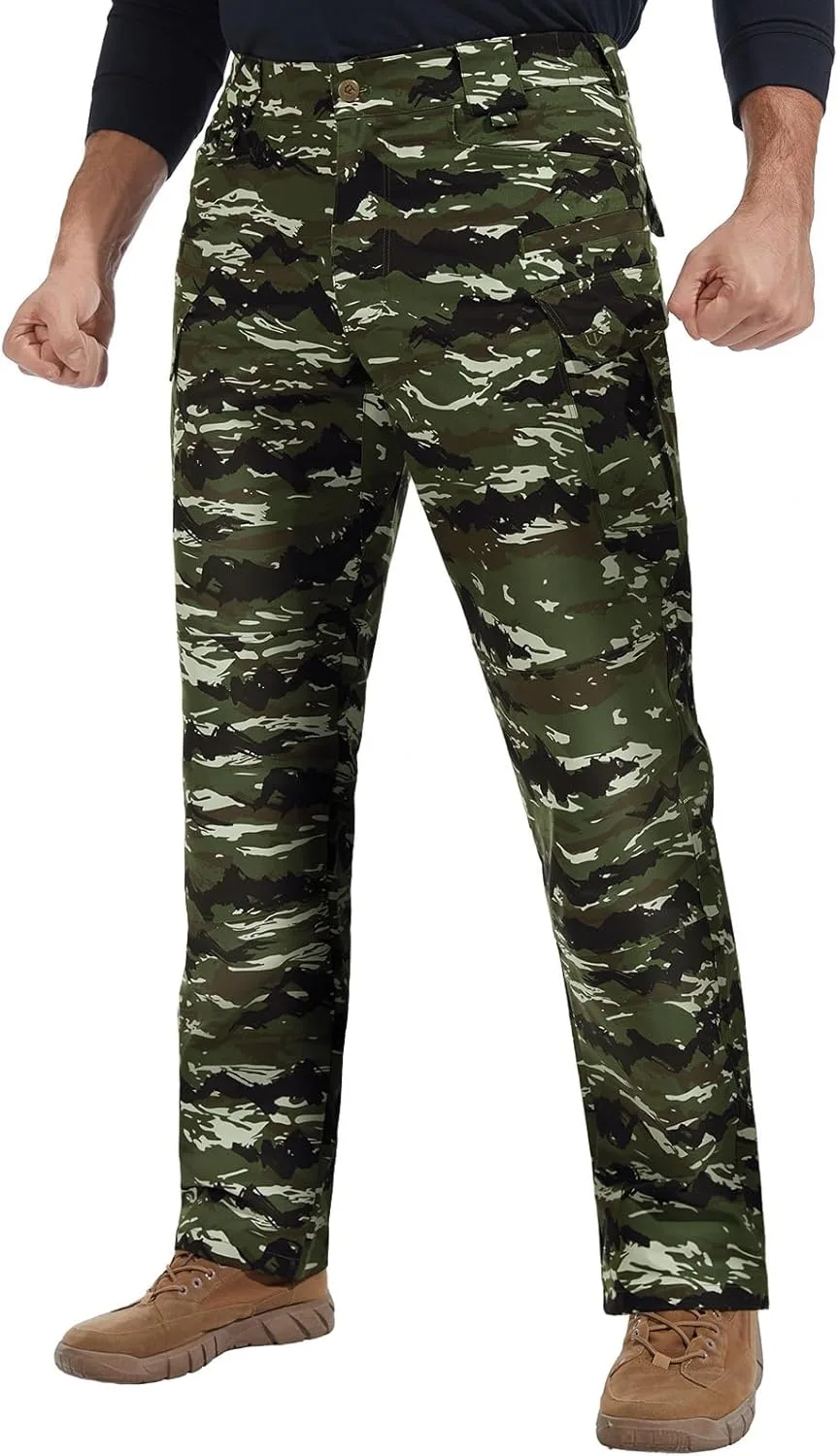 

Мужские тактические штаны Ripstop с карманами, водоотталкивающие VisionTac