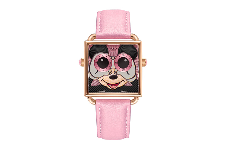 

Disney Часы Minnie Series Quartz Movement Leather Watch Bands Watch Women's Watch Multicolor Watch Dial MK 11496P