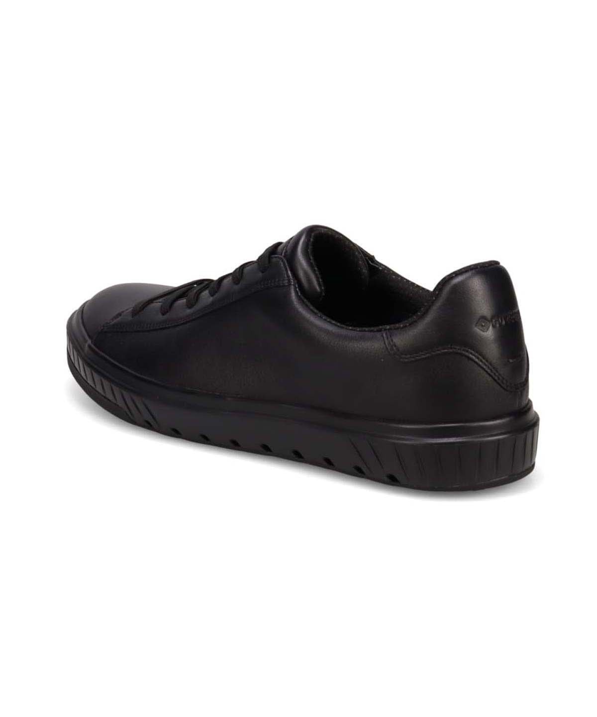 Всепогодные комфортные повседневные кожаные туфли Madras Walk, black — фото 3