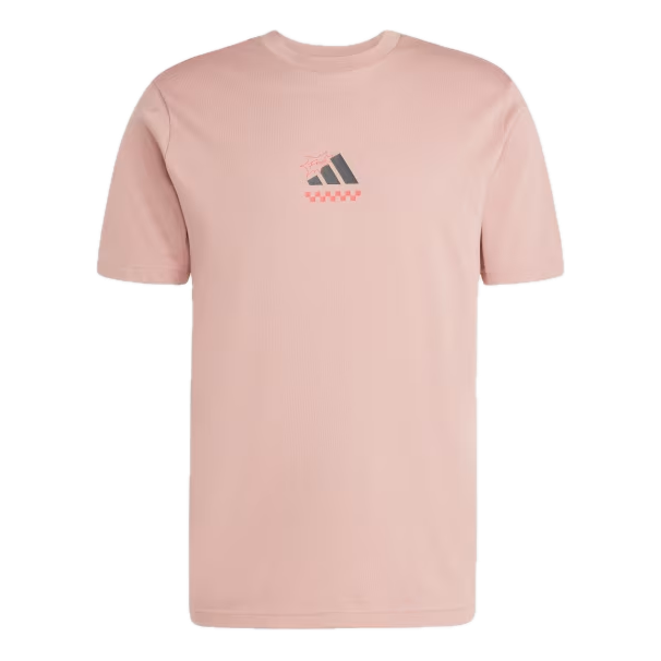 

Футболка adidas Lounge Pizza Graphic T-Shirt 'Pink', розовый