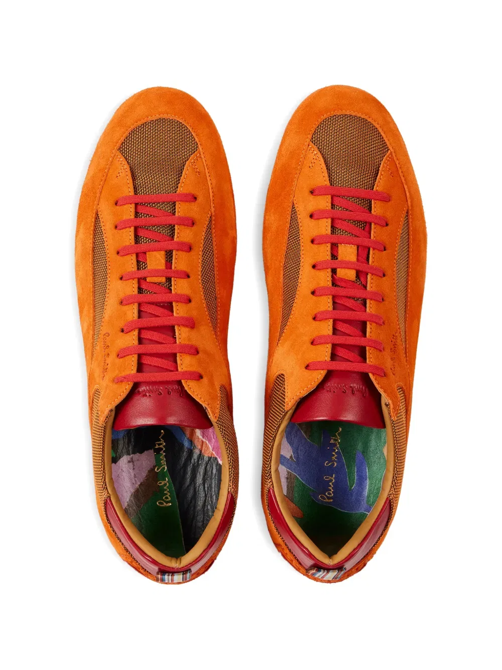 Кроссовки Marini на шнуровке Paul Smith, оранжевый — фото 4