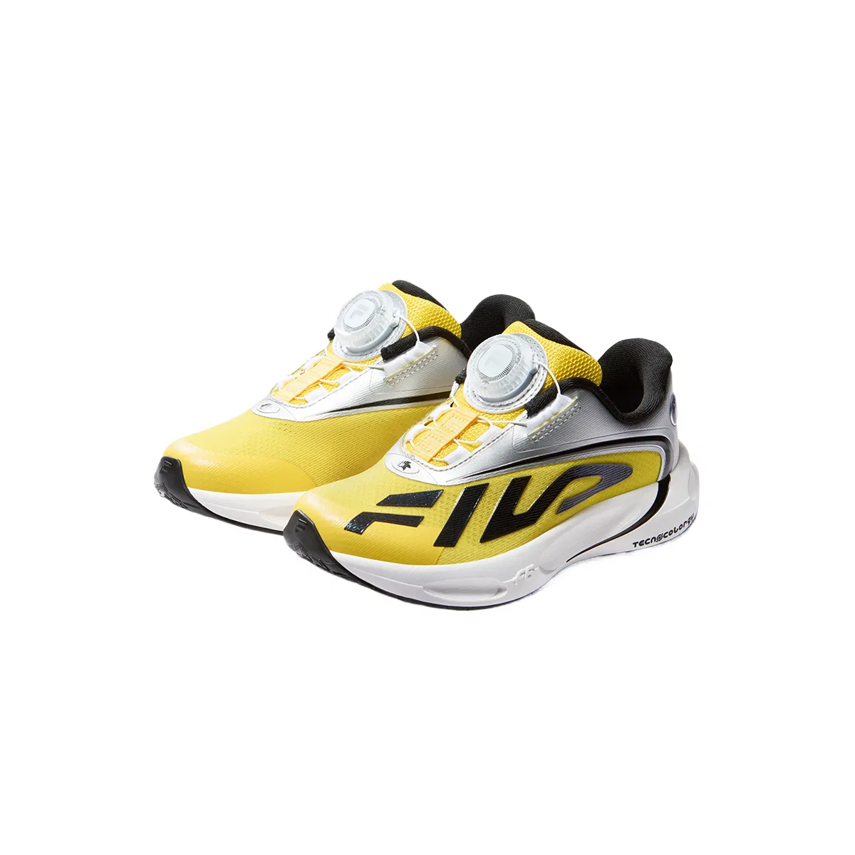 Кроссовки SPEED 6 Low top Kids' FILA KIDS, Sunshine Yellow/Space Silver — фото 4