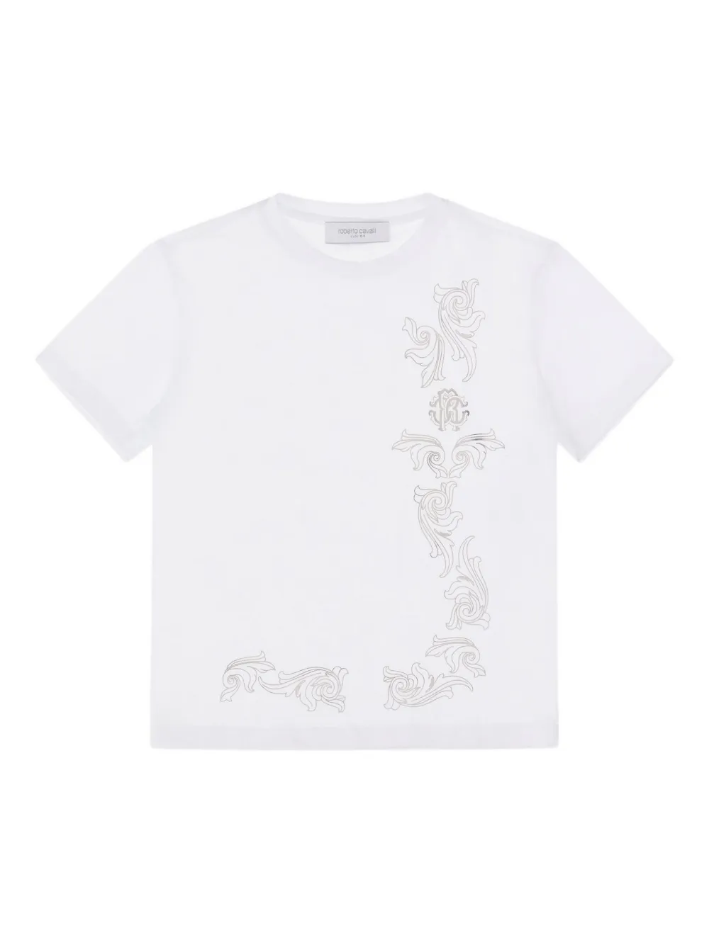 

Футболка с графическим принтом Roberto Cavalli, белый