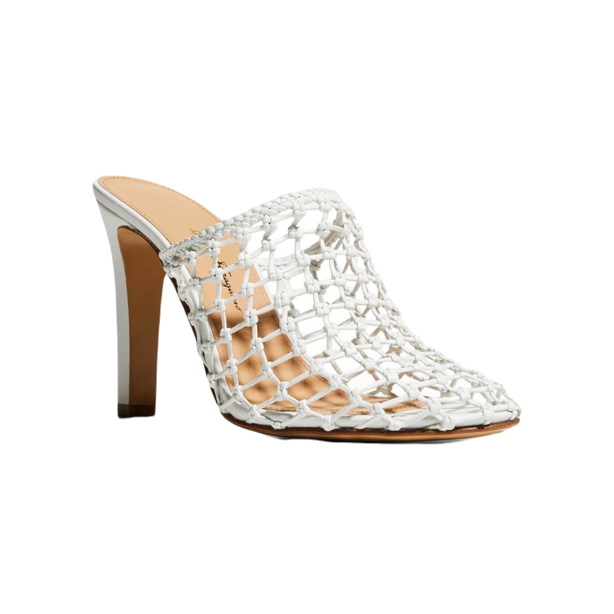 Ferragamo Ellas X5 женские туфли-лодочки белые Salvatore Ferragamo — фото 4