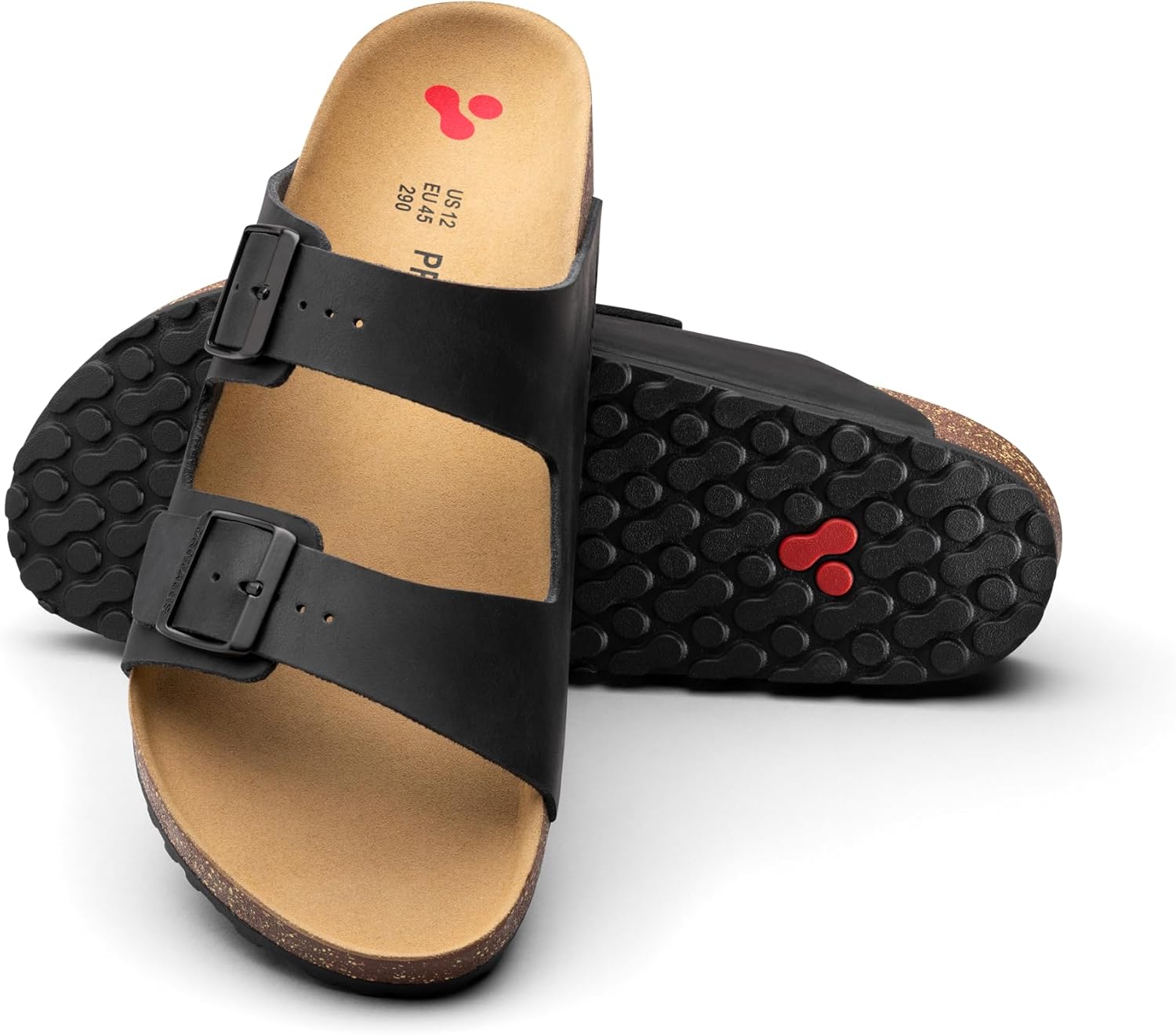 

Protalus Cascade - мужские комфортные сандалии с технологией выравнивания, поддержкой свода стопы, глубокой пяточной чашкой и облегчением при плантарном фасците, черный