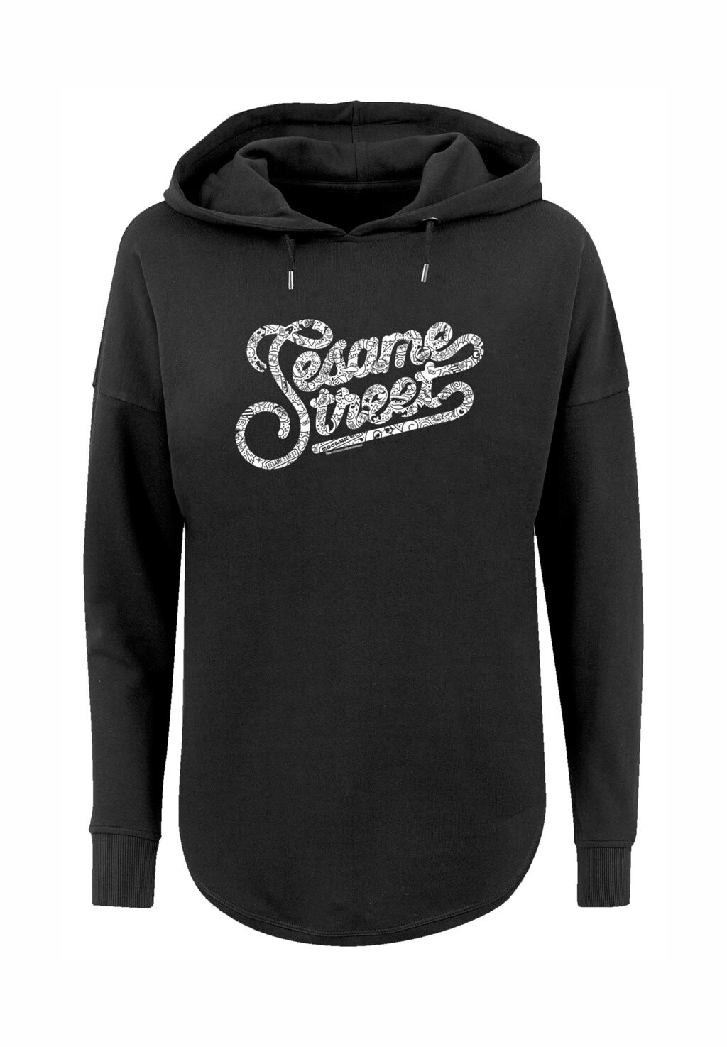 

Толстовка с капюшоном SESAMSTRASSE LETTERING F4NT4STIC, черный