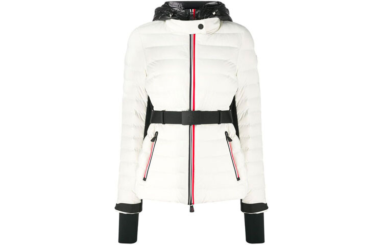 

Пуховик женский белый Moncler