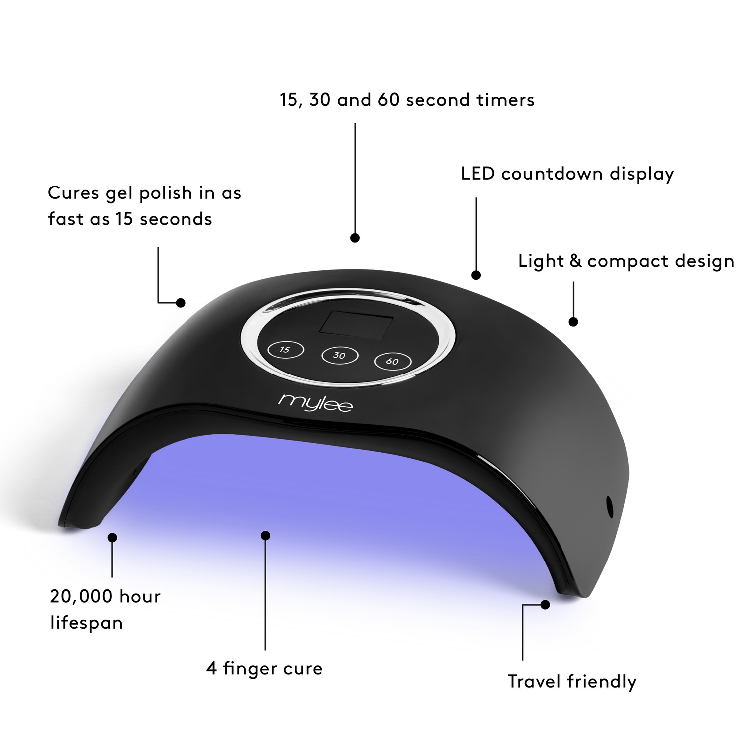 Искусственные ногти nagelhärtungslampe petite led lampe Mylee, mylee petite led lampe — фото 2