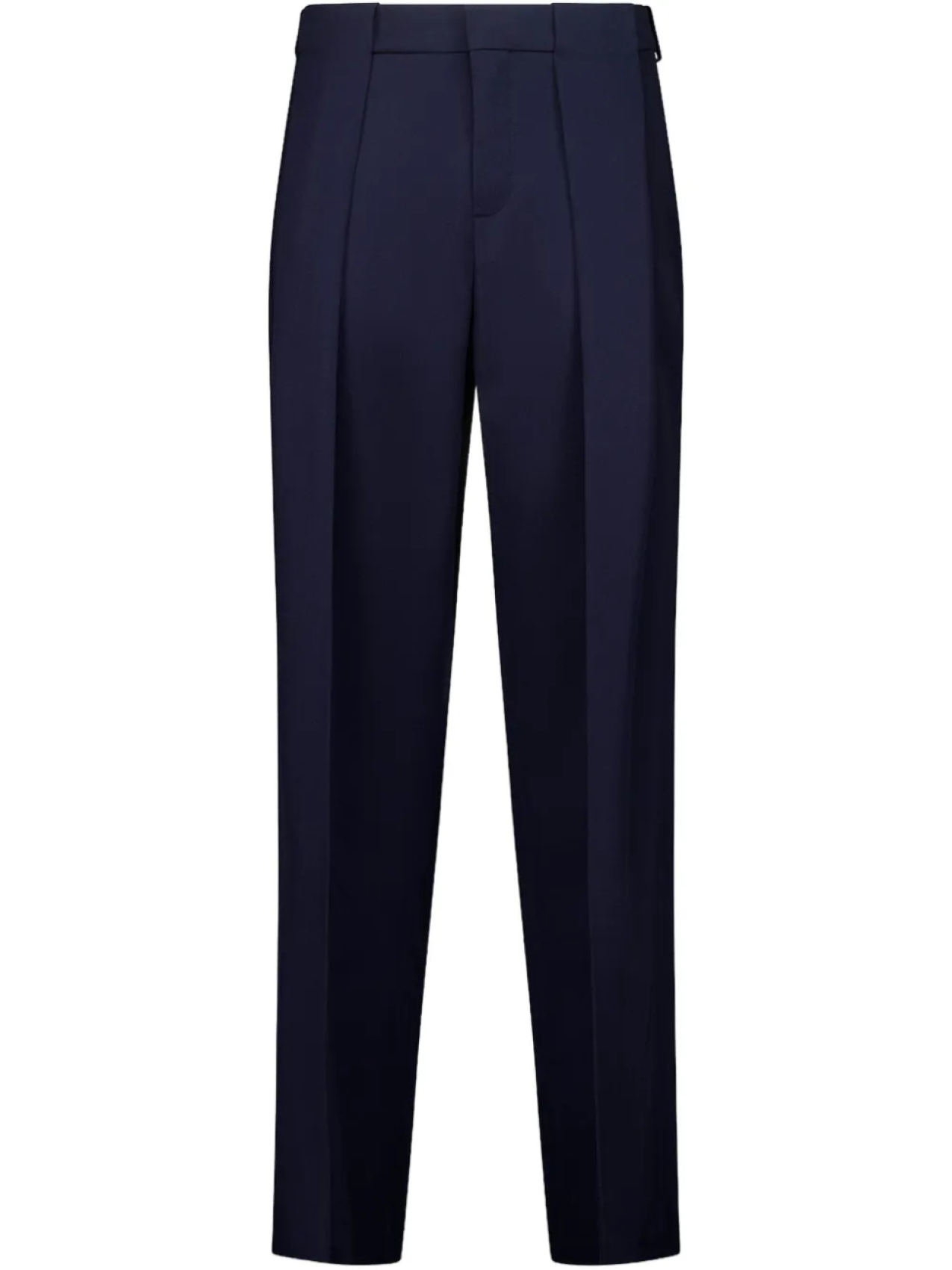 

Balmain grain de poudre брюки со складками, синий