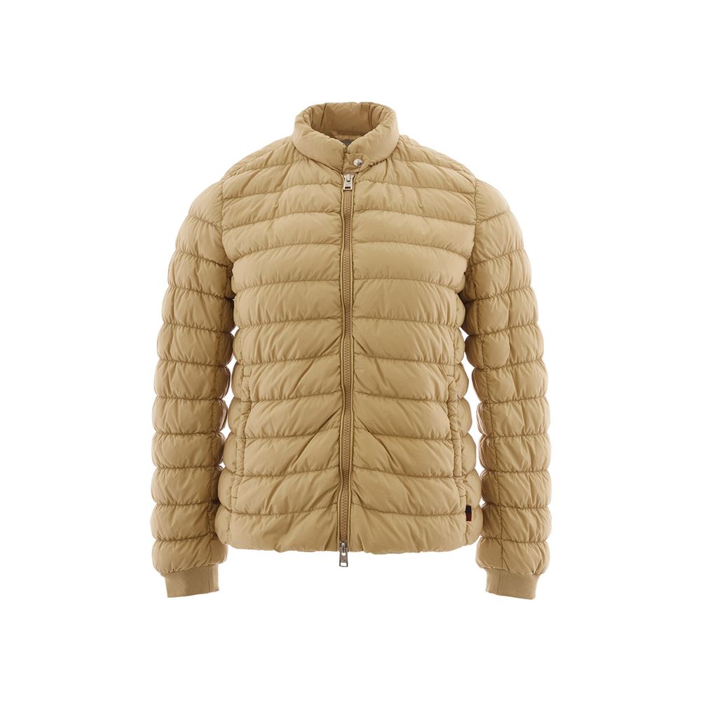 

Бежевая дизайнерская куртка из полиамида Woolrich