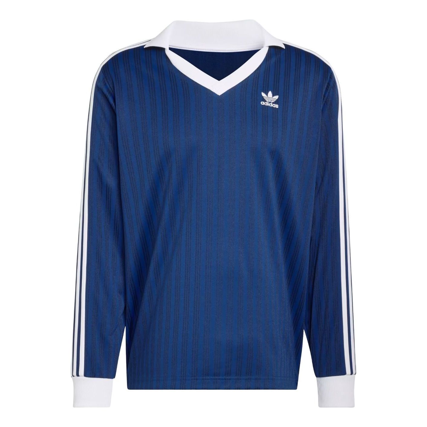 Футболка с длинным рукавом Adidas Adicolor Pique 'Night Indigo'