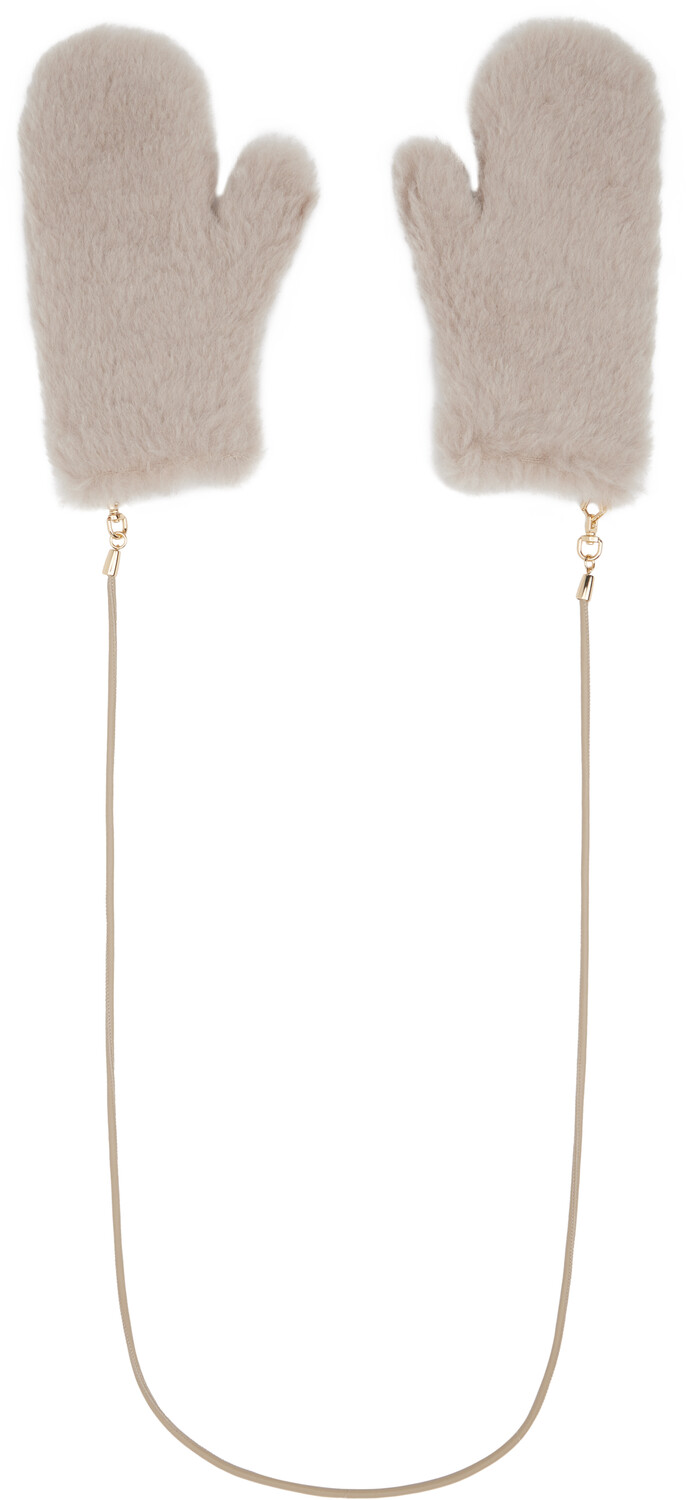 

Варежки Ombrato цвета «Off-White» ML = 8 Max Mara