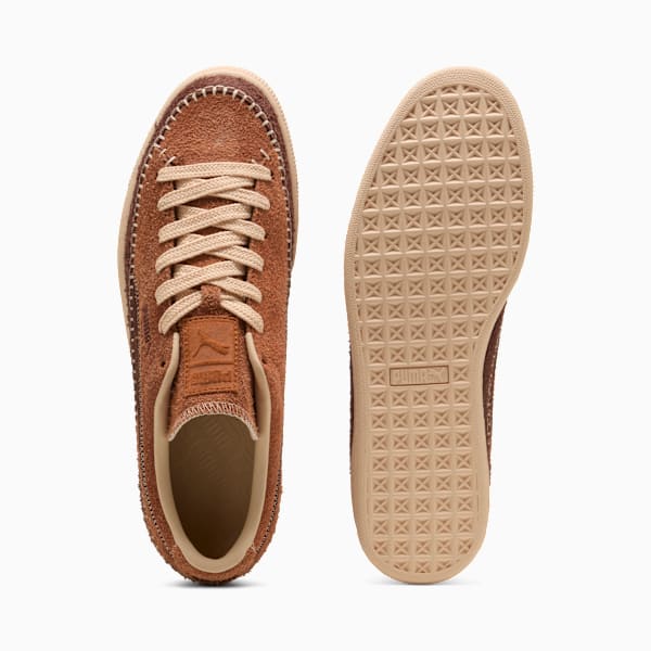 Кроссовки Suede Moccasin Puma, коричневый — фото 4