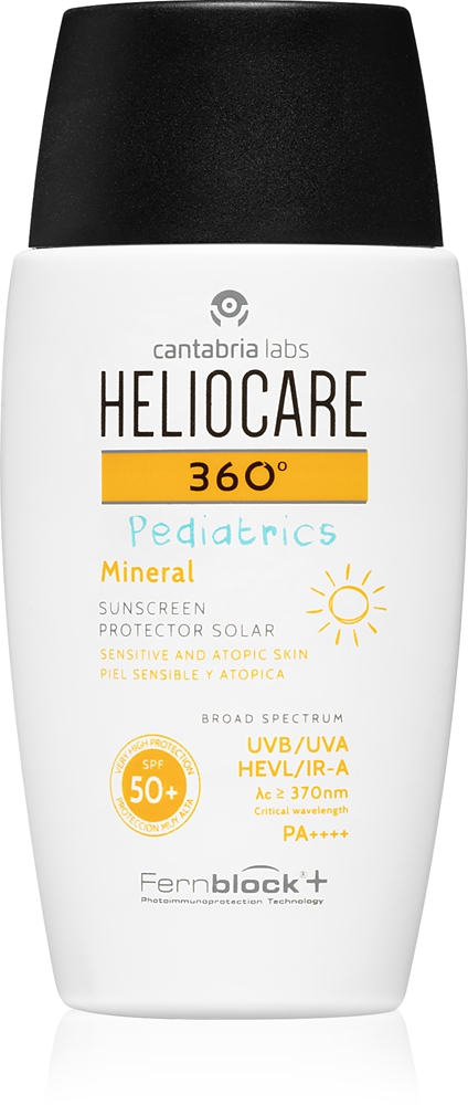

360° педиатрический минеральный солнцезащитный флюид SPF 50+ Heliocare, 50 мл