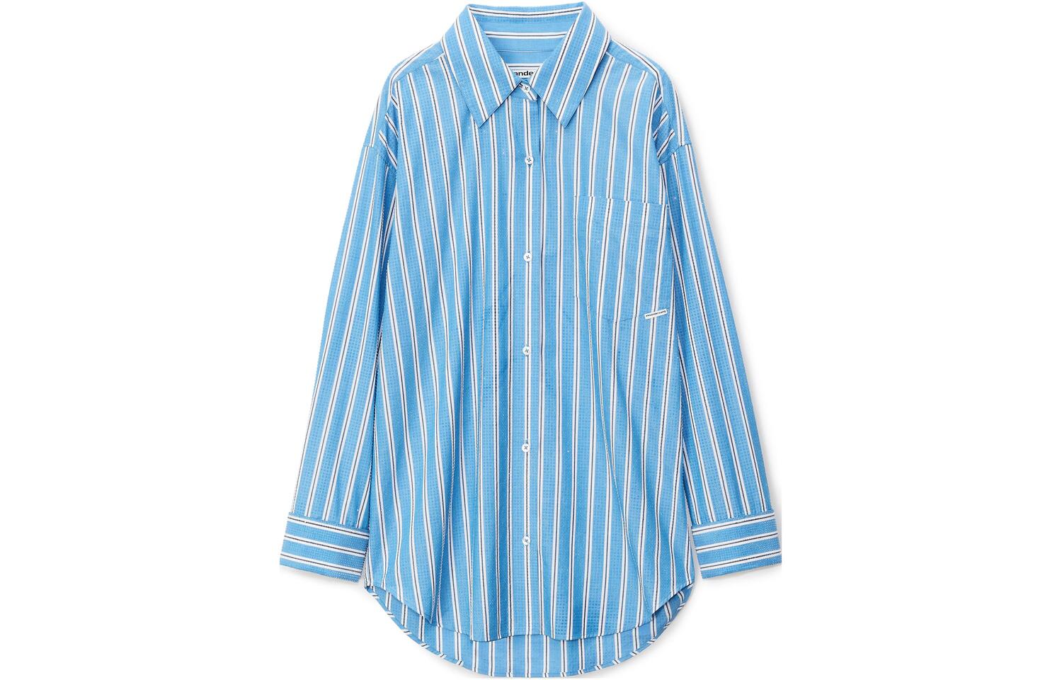 

Alexander Wang Рубашка Women's Blue Lapel