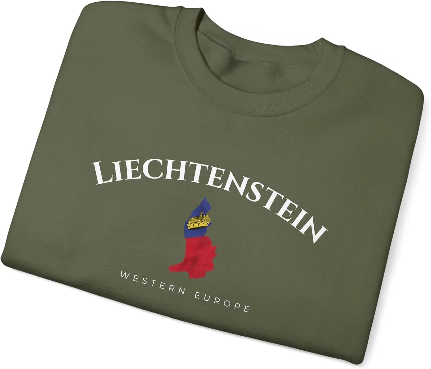 Толстовка Liechtenstein Western Europe Unisex Heavy Blend — фото 3