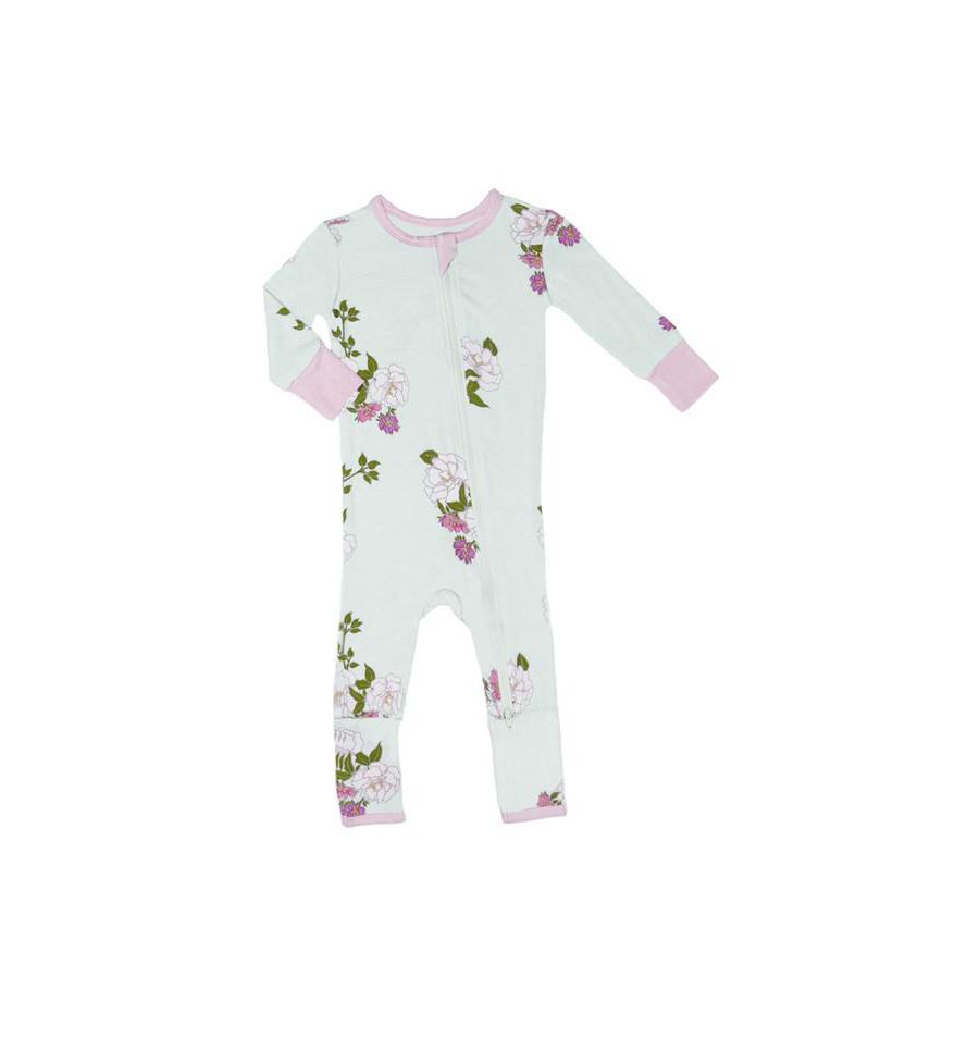 

Детский комбинезон-трансформер, облегающая пижама с длинными рукавами Baby Grey By Everly Grey, Peony