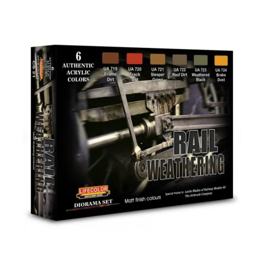 

Железнодорожное выветривание, Texture Sets (Lifecolor)