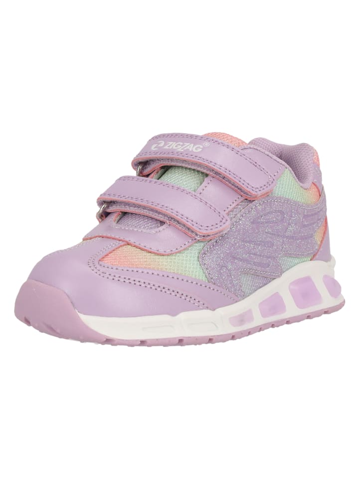 

Кроссовки на шнуровке Zigzag, цвет 4251 pastel lilac