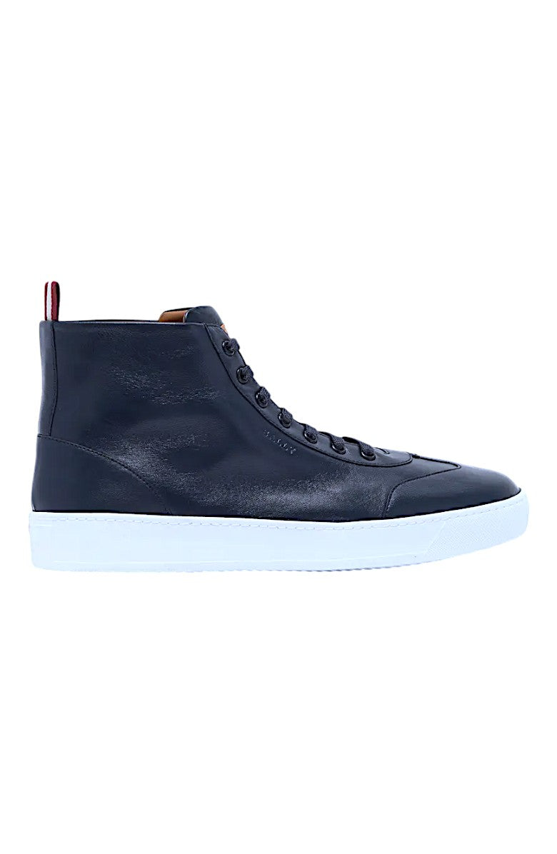 Bally Bruce 6230481 Мужские высокие кожаные кроссовки чернильного цвета, размер 6 (США) — фото 2