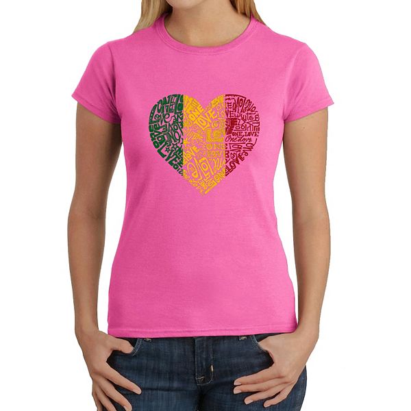 

Футболка One love heart с принтом La Pop Art, Pink, Розовый, Футболка One love heart с принтом La Pop Art, Pink