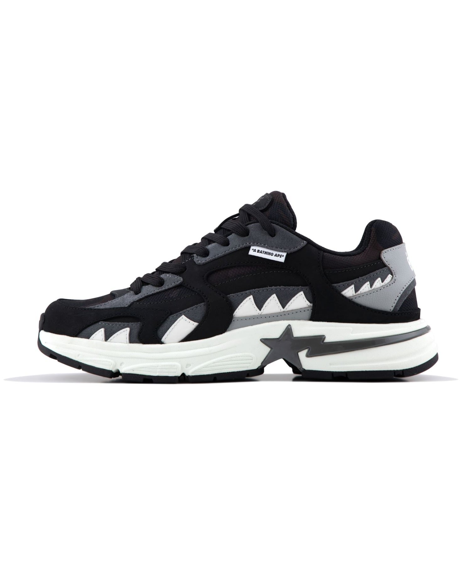 BAPE SHARK STA #1 A BATHING APE, BLACK — фото 2