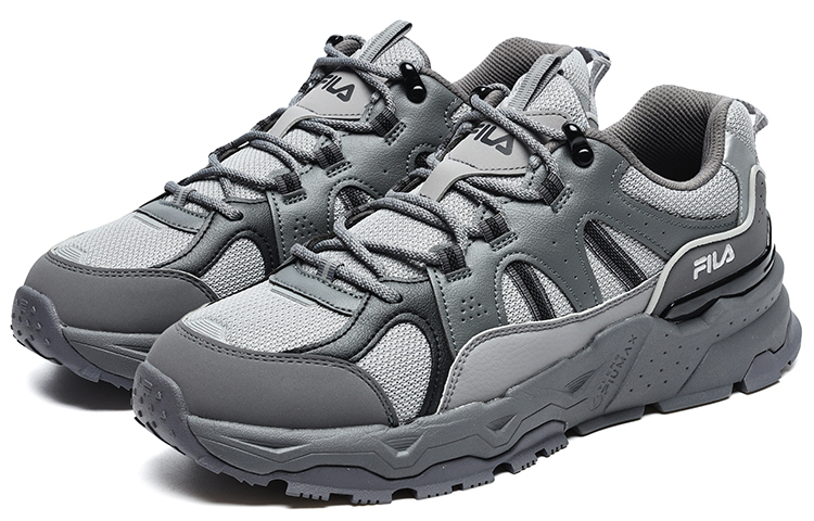 Кроссовки Trek 1S Low 'Grey' FILA, Misty Rain Gray/Smoke Gray — фото 2