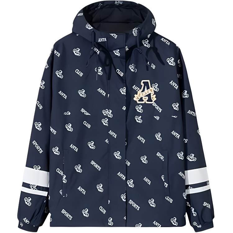 

ANTA Куртка женская спортивная, Indigo Blue/All over Print