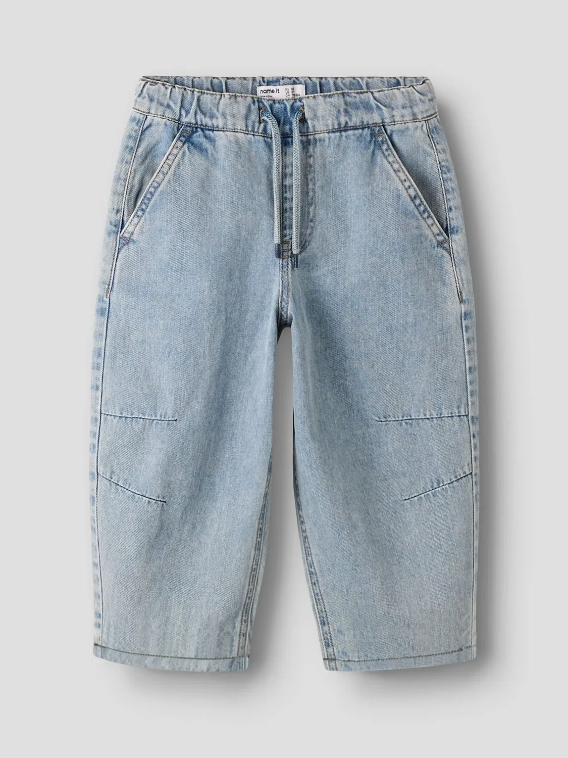 Джинсы Barrel Fit, Name it, light blue denim — фото 3