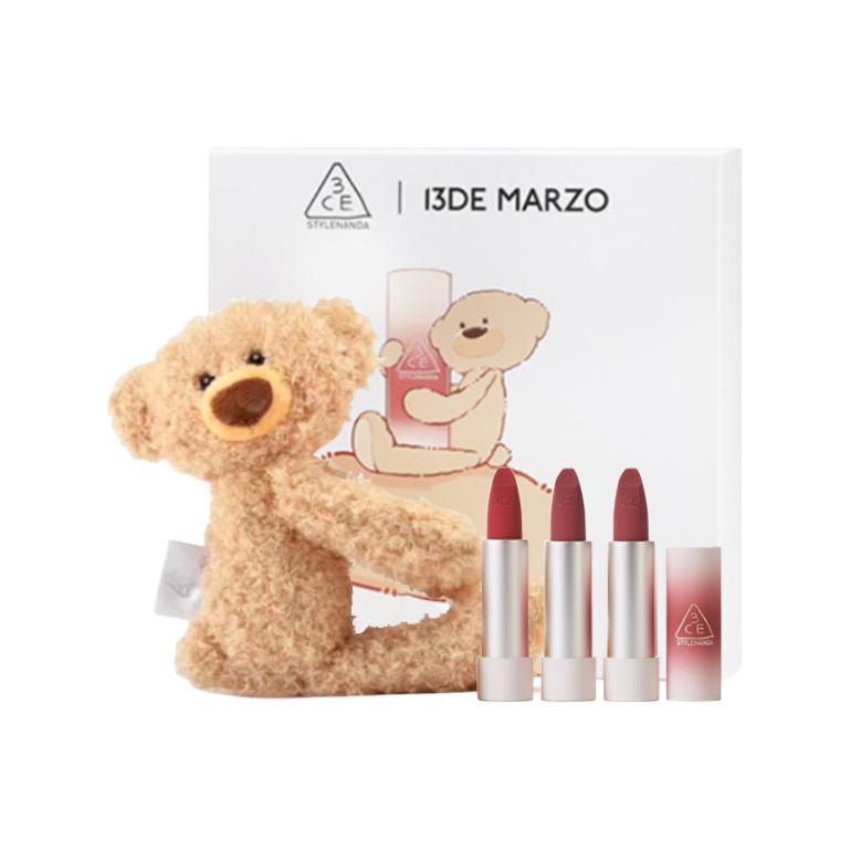 

Коллекция Lip Velvet Box наборов макияжа натуральный стойкий 3CE, 07 Woven Dawn+09 Campfire коричневый+10 Dried Lace