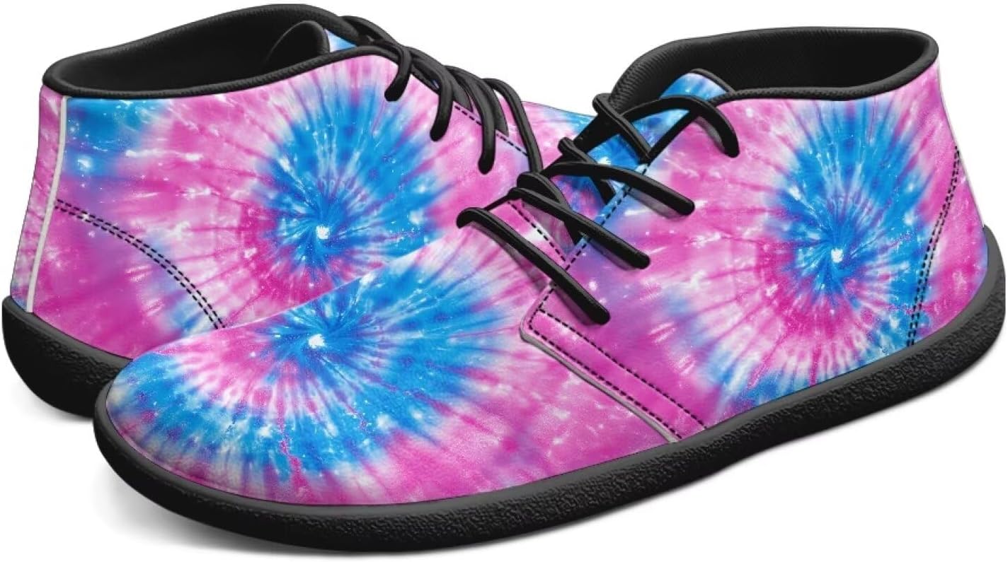 

Мужские кроссовки Tomeusey с широкой носочной частью, низкие, босоногого типа, с подошвой с нулевым уклоном, для бега по дороге, повседневные кроссовки и обувь для прогулок, Tie Dye